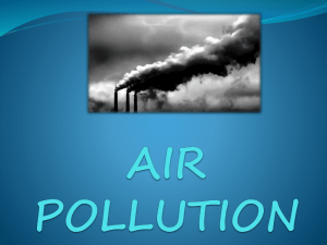 AIR POLLUTION sunum