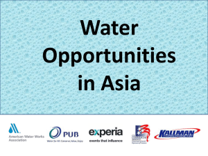 Water Opportunities in Asia