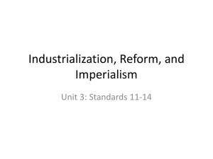 Industrialization, Reform, and Imperialism