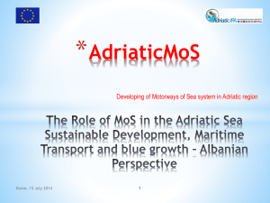 AdriaticMoS project overview