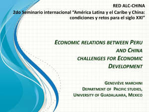 Economic relations between Peru and China - red ALC