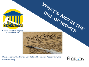 What`s Not in the Bill of Rights Power Point