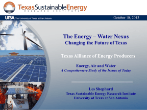 Water - Texas Alliance