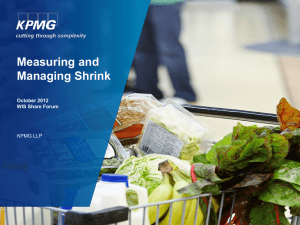 Measure and Manage Shrink