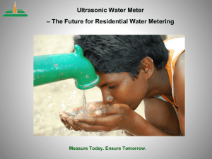 Ultrasonic Water Meter - Sterling-ES