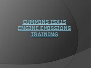 Cummins ISX15 Engine Emissions Training