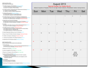 spms calendar of activities - BFP Region 4A