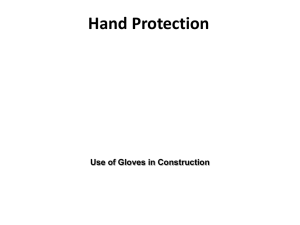 Hand protection in construction
