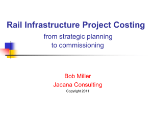 Rail Infrastructure Project Costing