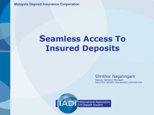 Seamless Access To Insured Deposits