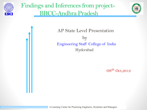 State Level Findings - Andhra Pradesh