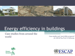 Energy efficient in buildings - United Nations Public Administration