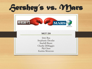 Hershey`s vs. Mars