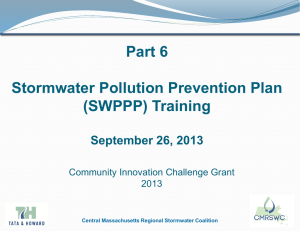 SWPPP Template - Central MA Regional Stormwater Coalition