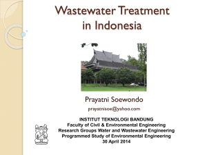 Water and Wastewater Treatment in Indonesia