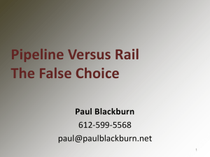 rail versus and pipeline safety