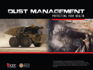 Powerpoint Presentation: Dust Management: Protecting Your Health