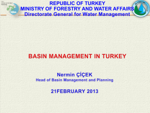 Basin Management in Turkey