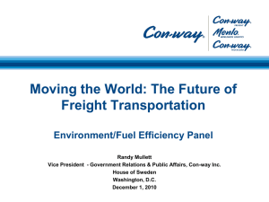 Con-way Freight - More Productive Trucks
