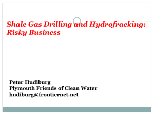 Hydrofracking: Risks and Dangers