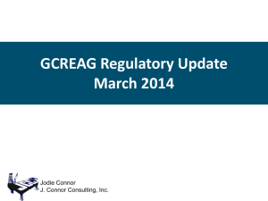 GCREAG March 2014 Reg Report