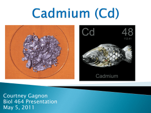 Cadmium (Cd)