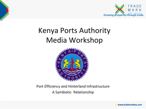KPA Media Workshop - Kenya Ports Authority
