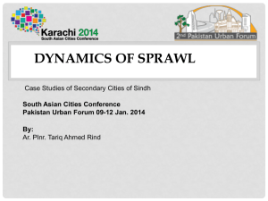 CASE STUDY OF SECONDARY CITIES OF SINDH draft 06012014