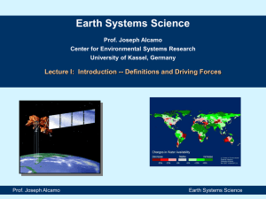 earth system science - Center for Environmental Systems Research