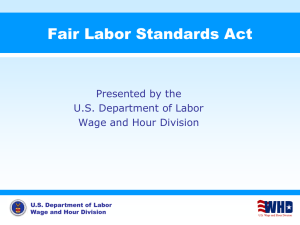 Fair Labor Standards Act - HR