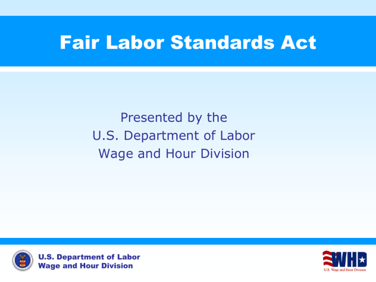 Fair Labor Standards Act HR