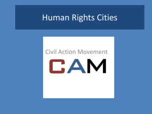 Human Rights Cities in the United States