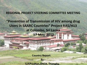 Bhutan country presentation