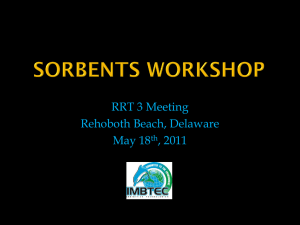 Sorbents Workshop - National Response Team