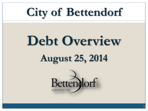 Revenue Bonds - City of Bettendorf