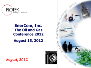 Flotek Industries Presentation at Enercom`s Oil and Gas Conference