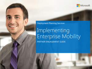 Engagement guide: Implementing Enterprise