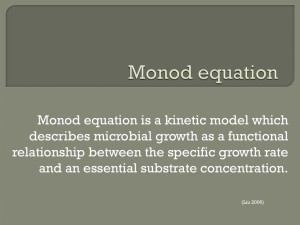 Monod equation