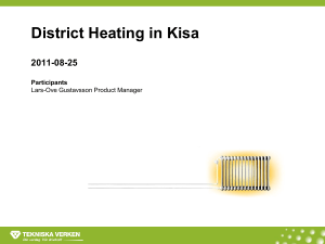 District Heating in Kisa