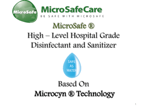 Microcyn® Technology - MicroSafe Care International
