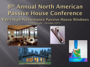 Super-insulating, dynamic and exotic passive house glazings