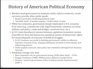History of American Political Economy