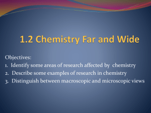 1.2 Chemistry Far and Wide