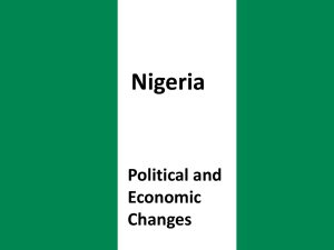 Nigeria Political and Economic Changes