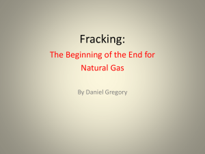 Fracking pollutes the environment.