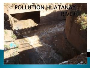 POLLUTION HUATANAY RIVER - adv9-jun-215