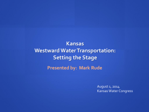 GMD 3 Presentation - Kansas Water Congress