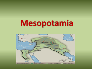 The Fertile Crescent & Mesopotamia