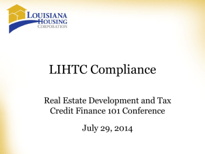 LIHTC Presentation - Compliance lhc