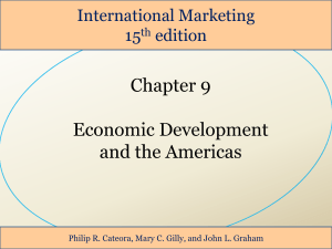 9 Marketing in a Developing Country
